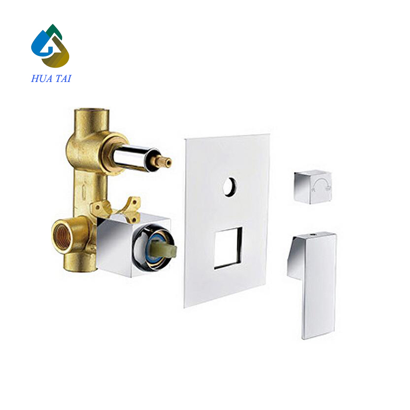 Chrome plated brass body concealed Shower mixer Pressure Balanced shower valve with dual function